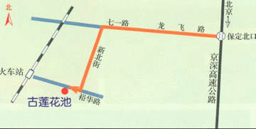 古蓮花池路線圖