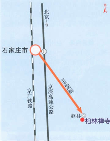 柏林禪寺路線圖