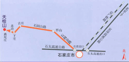 天桂山路線圖