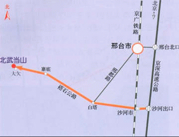 北武當(dāng)山路線(xiàn)圖
