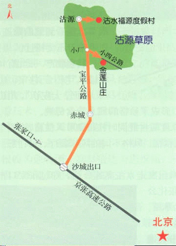 金蓮川路線圖